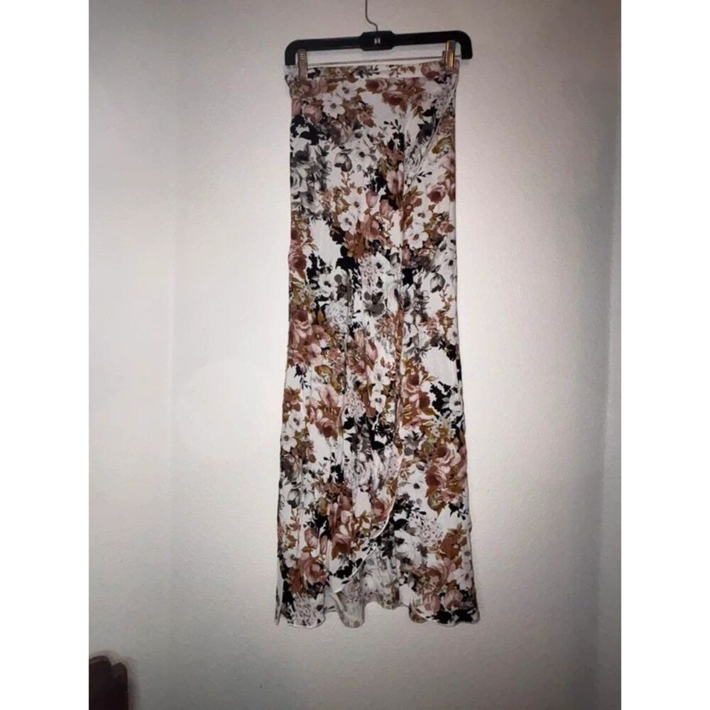 Windsor Fall Floral Long Skirt Small S